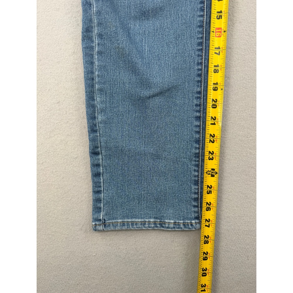Levis 724 High Rise Straight Jeans Womens 31 (31x27)β Medium Wash Blue Denim - Picture 7 of 13